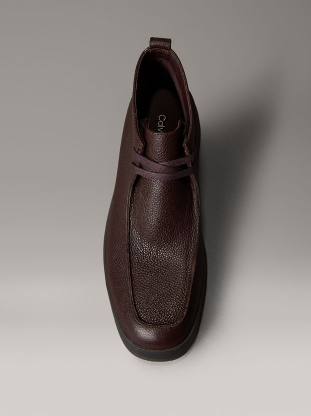 Leather Hybrid Cupsole Chukka Boots