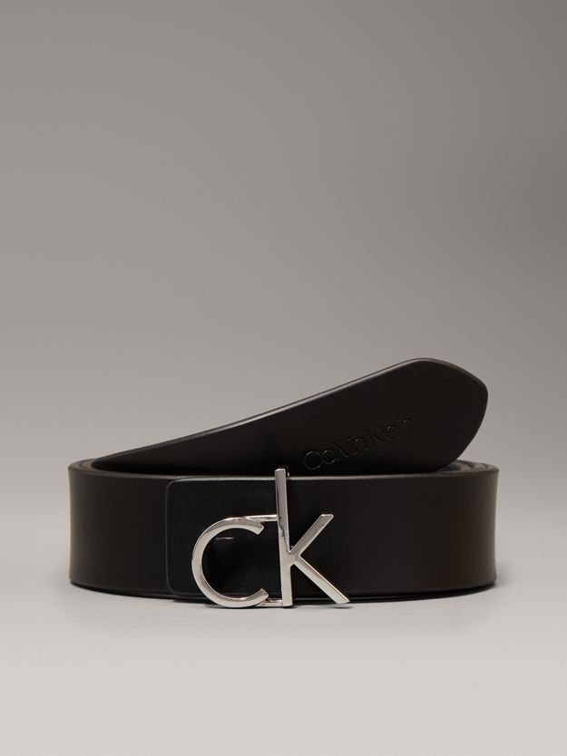 Reversible Logo Leather Belt