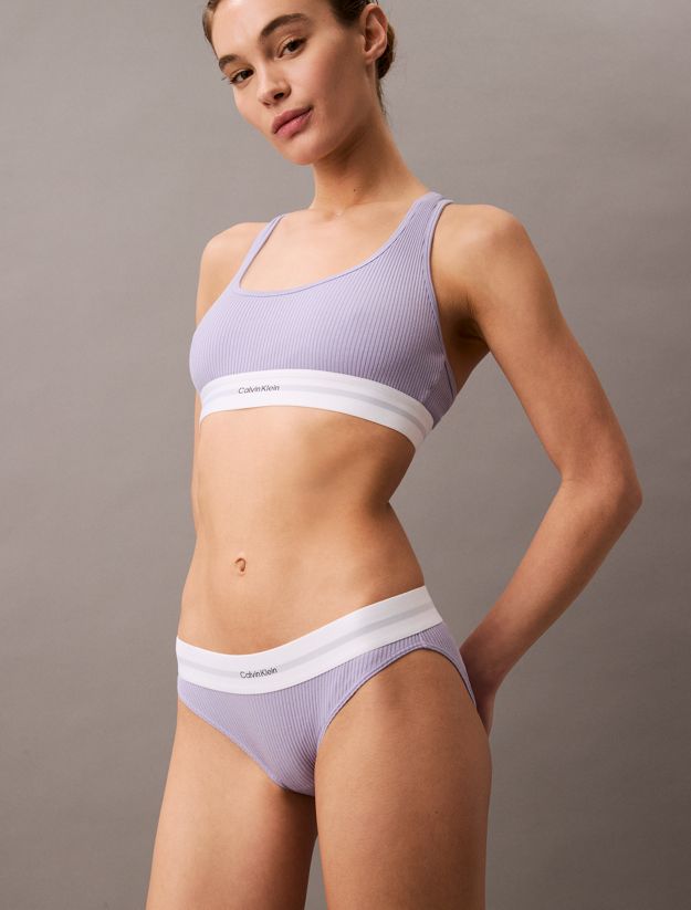 Bikini Briefs - Cotton Modal Stretch Rib
