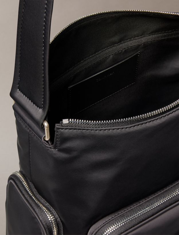 Soft Satin Nylon Satchel Handbag