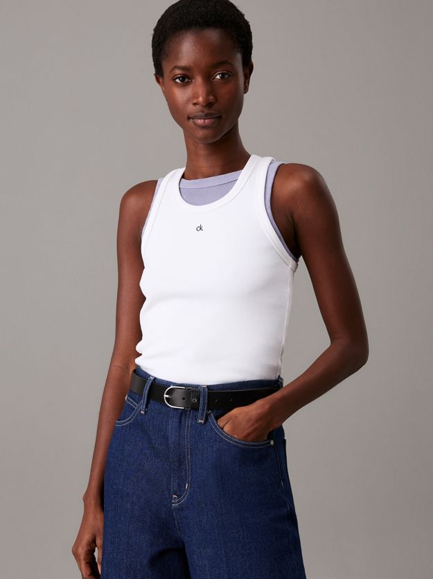 Slim Ribbed Tank Top