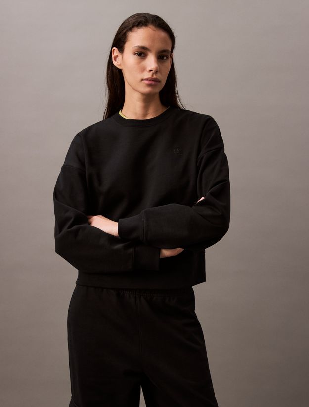 Relaxed Cotton Terry Sweatshirt