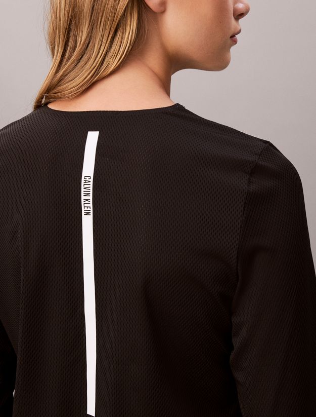 Performance Mesh Long Sleeve Gym T-shirt