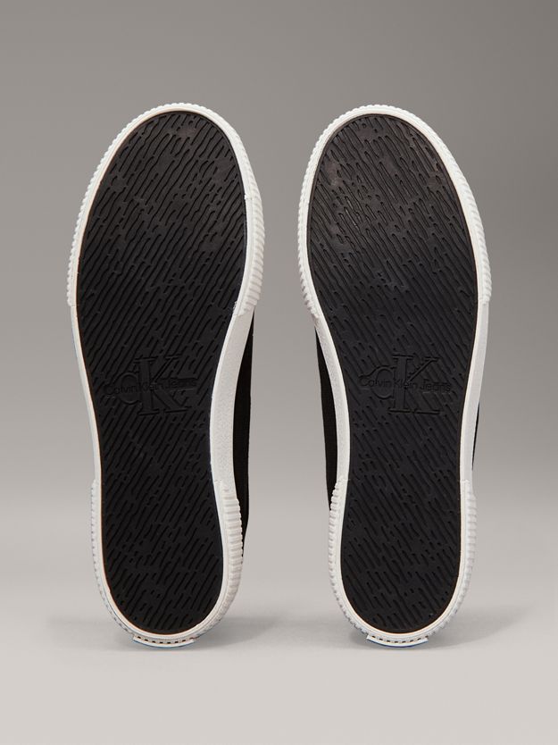 Canvas Low Profile High-Top Trainers