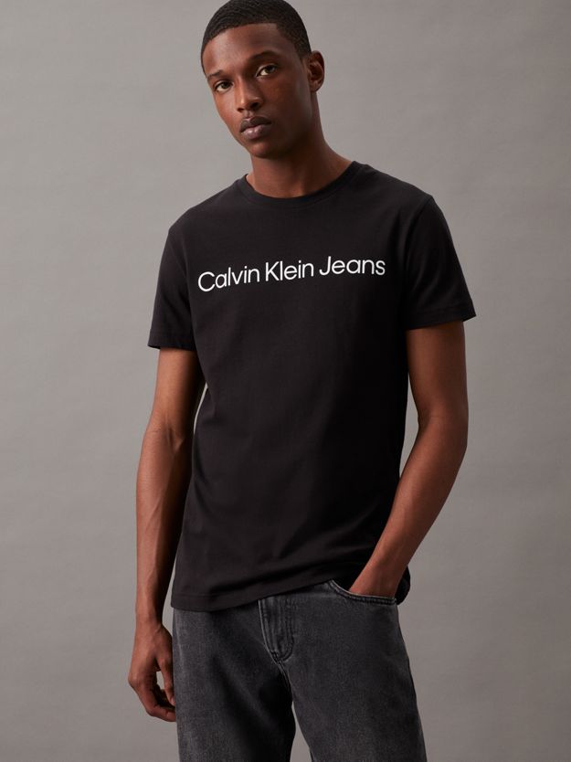 Slim Cotton Logo T-shirt