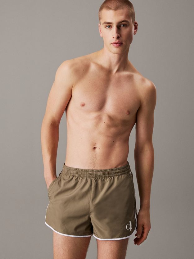 Runner Swim Shorts - CK Monogram