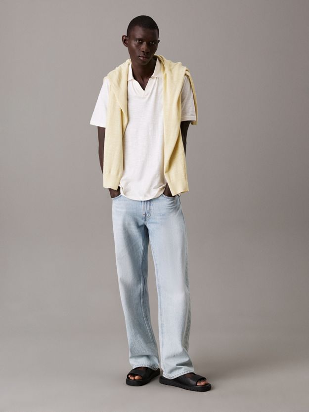 Cuban Collar Polo Shirt