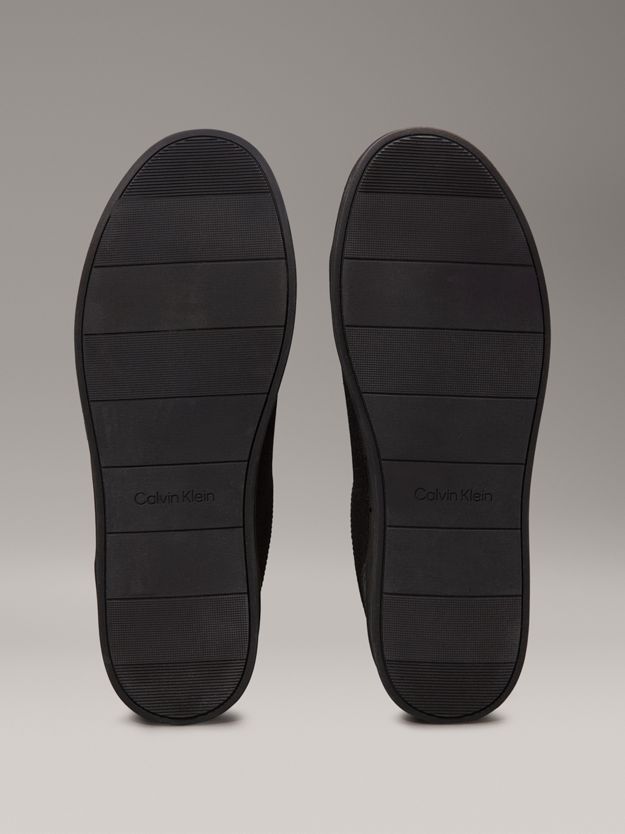 Leather Logo Trainers