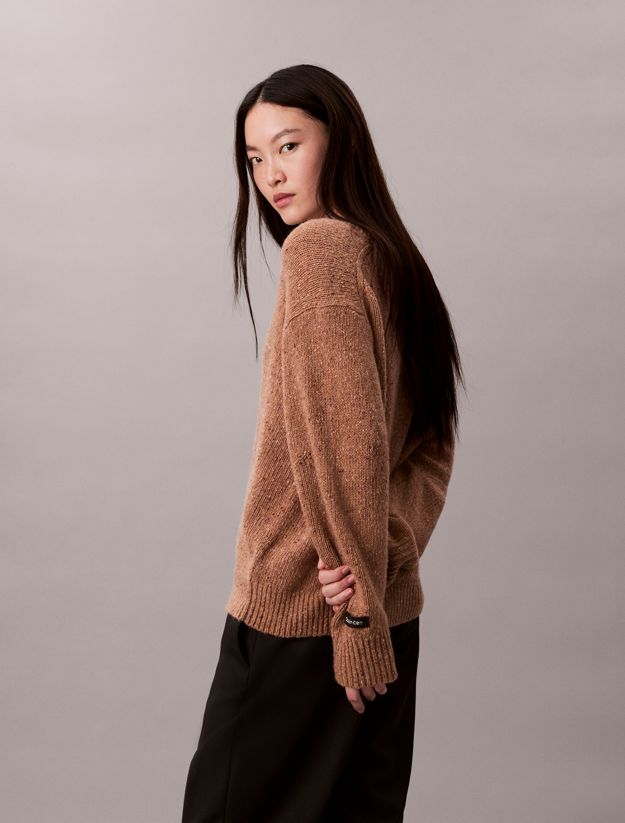 Chunky Relaxed V Neck Sweater