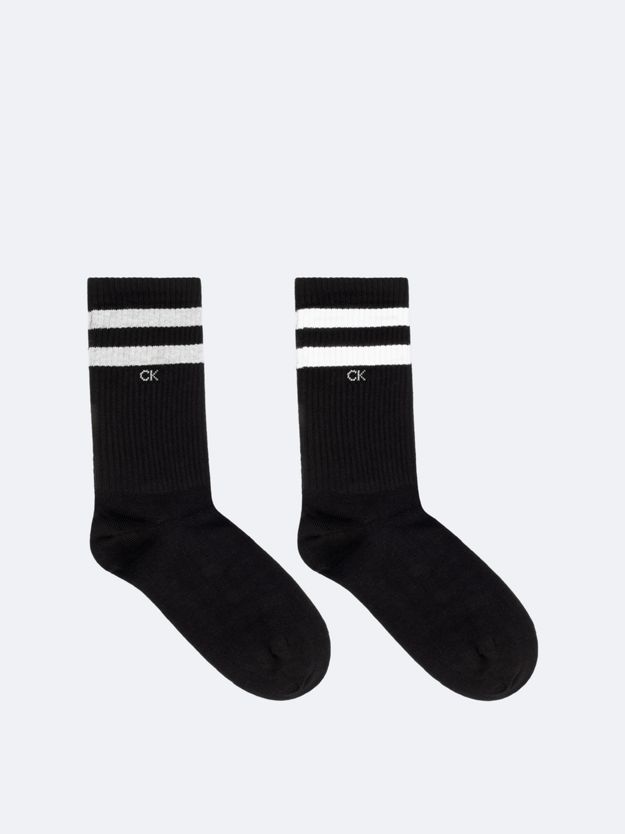 2 Pack Striped Crew Socks
