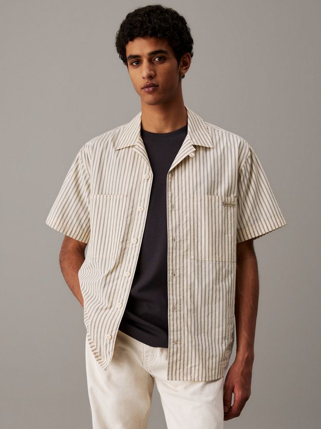 Cotton Poplin Short Sleeve Shirt