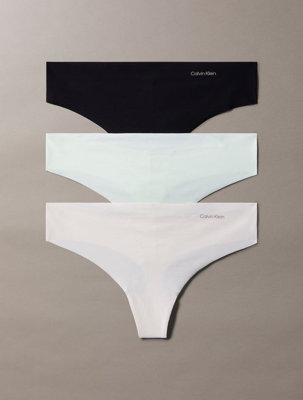 3 Pack Thongs - Invisibles