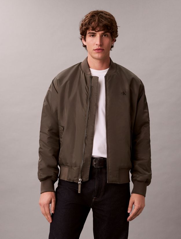 Nylon Bomber Jacket