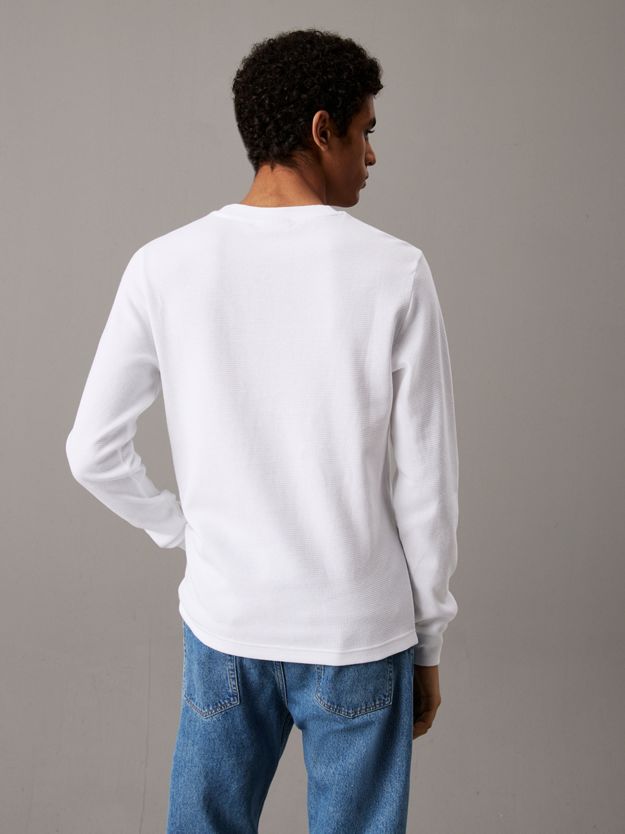 Slim Long Sleeve Waffle T-shirt