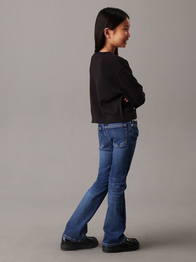 Mid Rise Flared Jeans