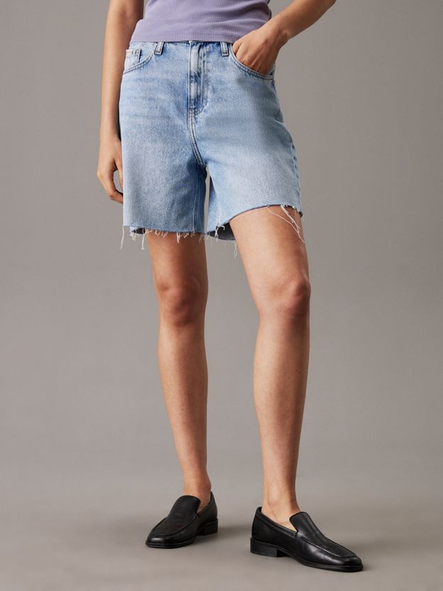 Denim Bermuda Shorts