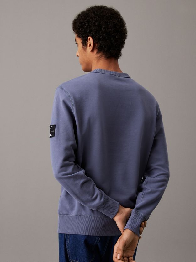 Cotton Terry Badge Sweatshirt