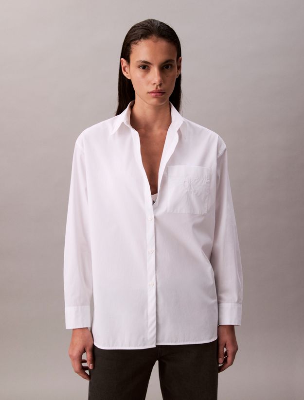 Relaxed Cotton Poplin Shirt