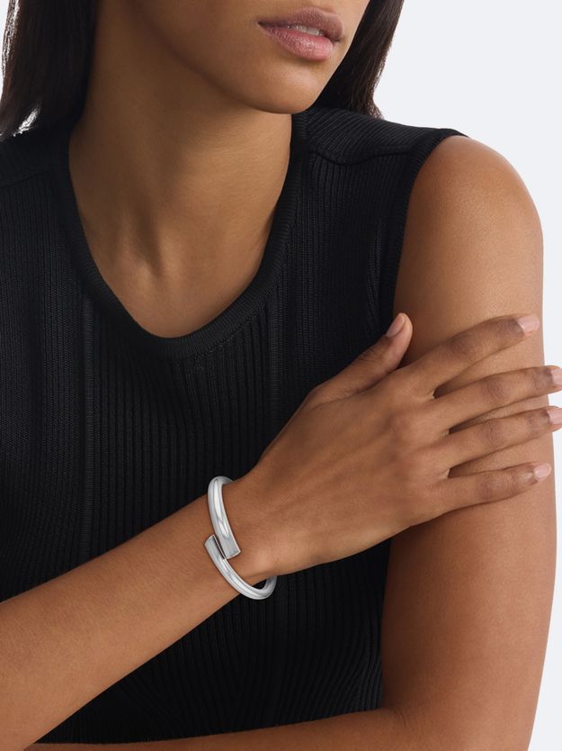 Stainless Steel Spiral Bangle