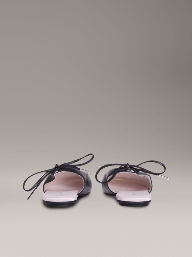 Leather Slingback Ballerinas