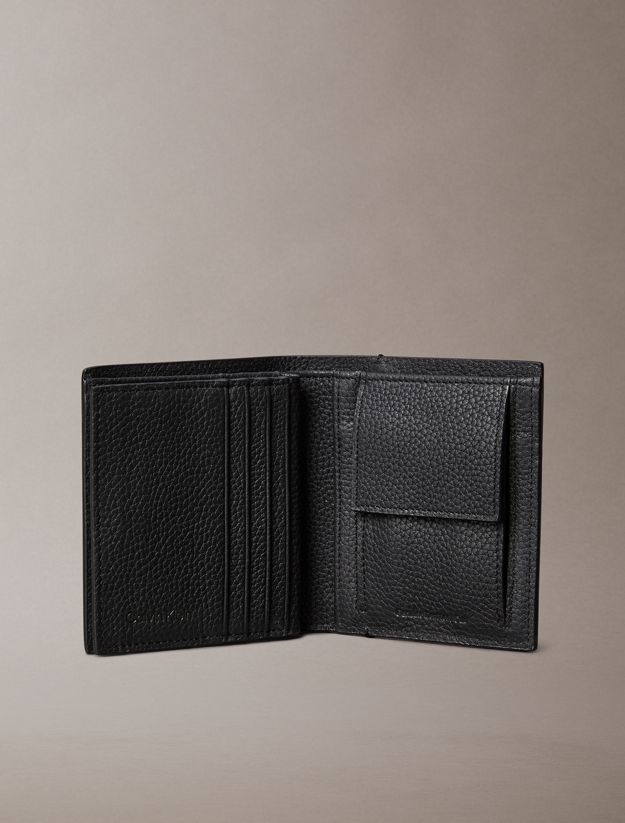 Embossed Logo Trifold Wallet and Card Holder