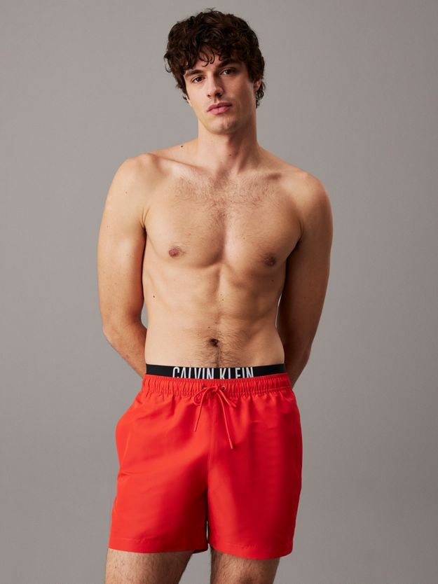 Double Waistband Swim Shorts - Intense Power