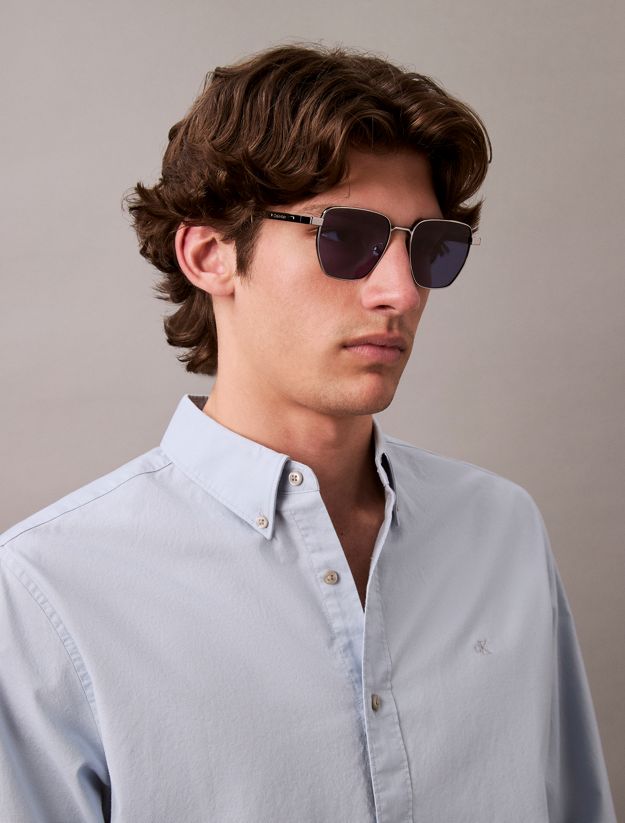 Modified Rectangle Sunglasses CK25102S