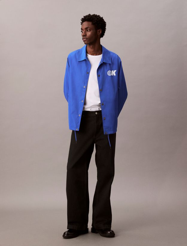 Sport Monogram Logo Coach Jacket