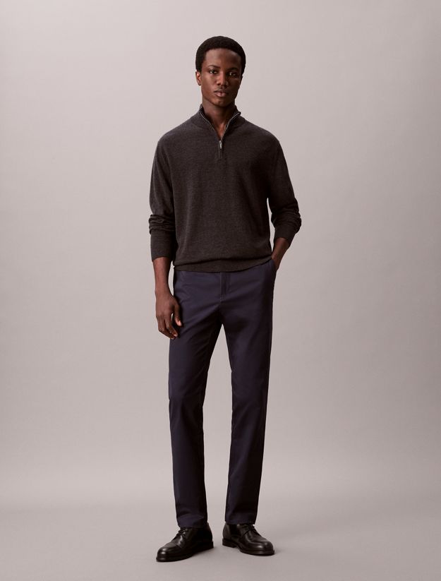 Slim Sateen Chino Trouser