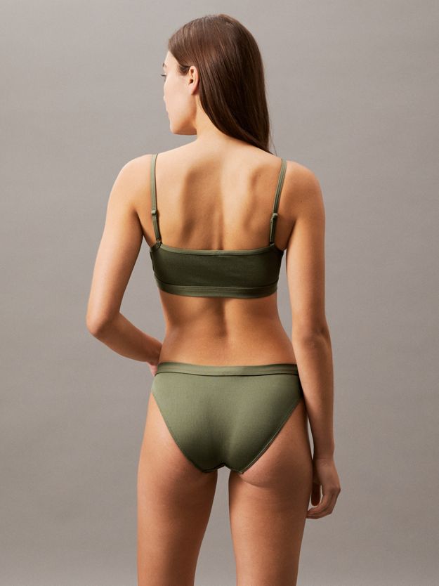 Bralette Bikini Top - CK Rib