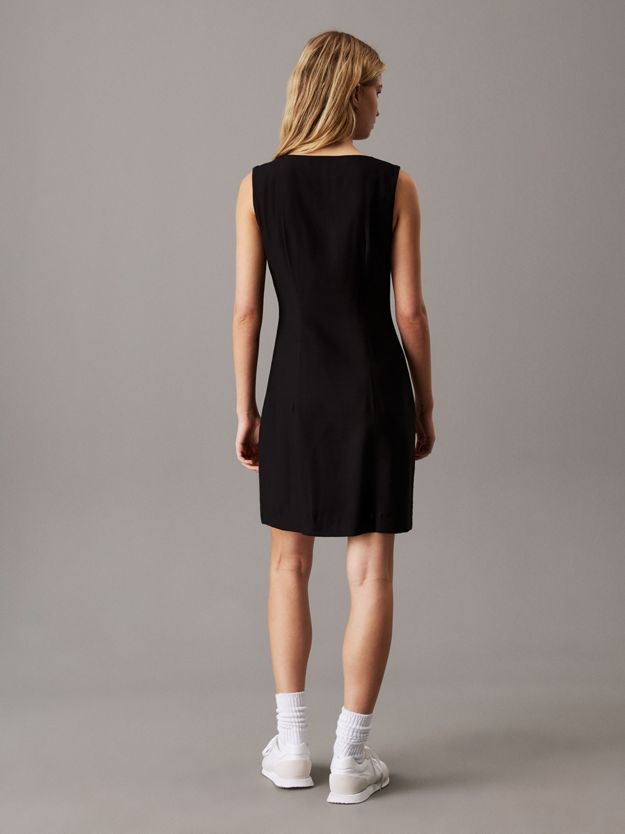 Soft Crepe Button-Through Dress