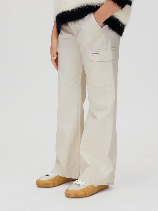Flared Cargo Trousers