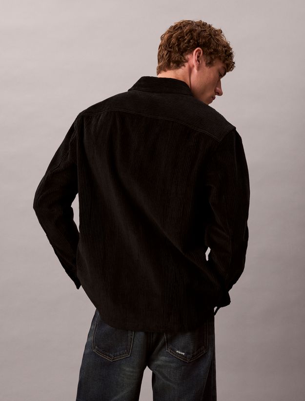 Corduroy Relaxed Button-Down Shirt