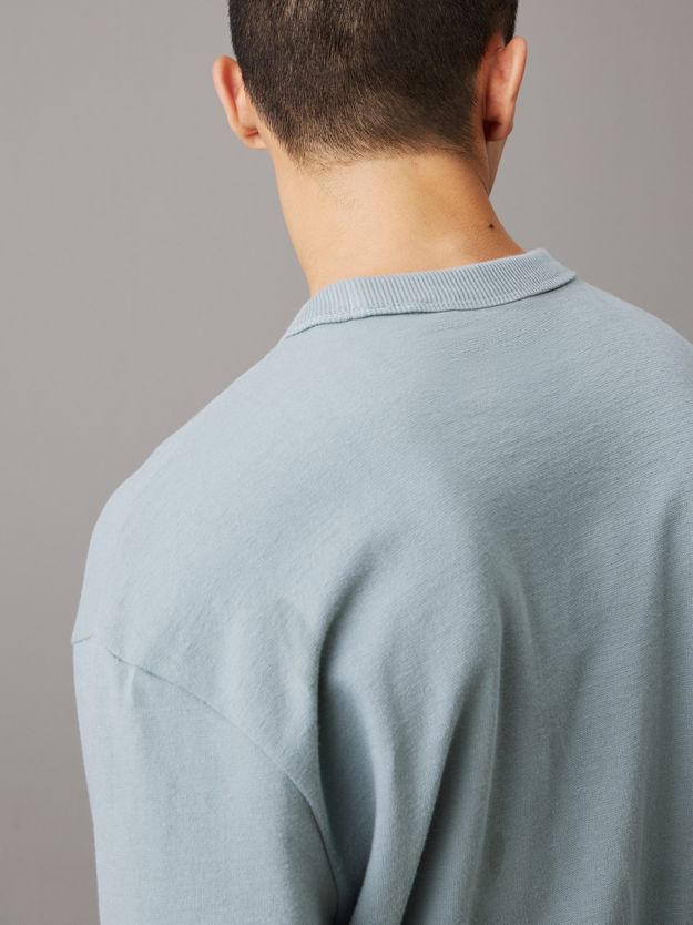 Relaxed Textured Cotton Sweatshirt