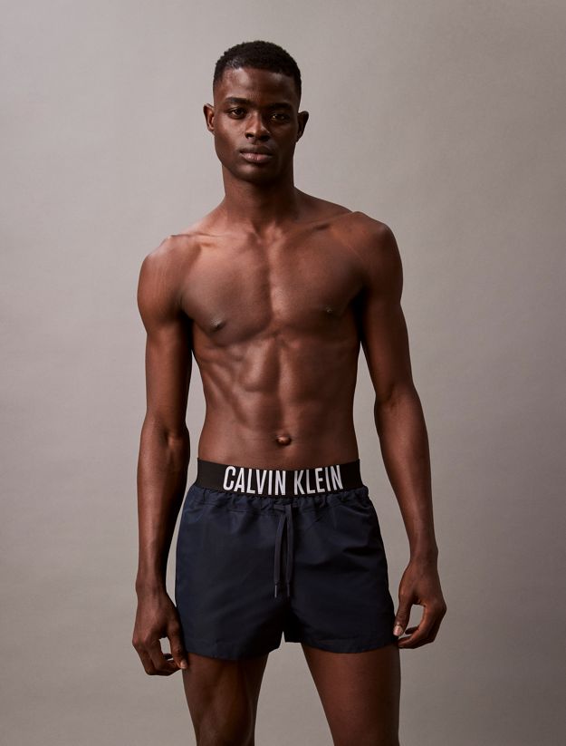 Logo Waistband Swim Shorts - Intense Power