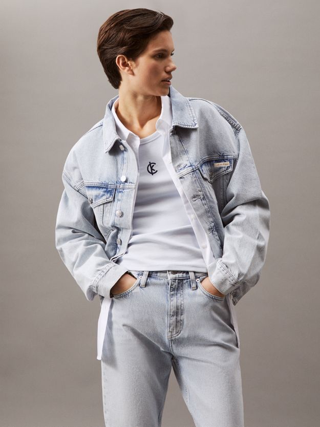 Ribbed Cotton Logo Tank Top