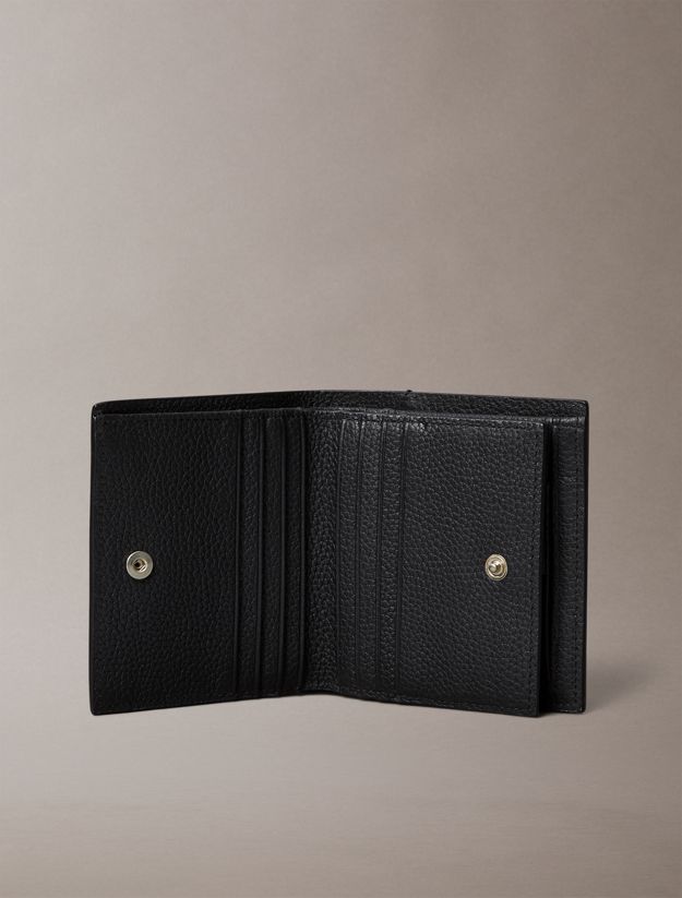 Embossed Logo Trifold Wallet and Card Holder