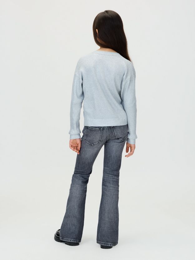 Mid Rise Flared Jeans