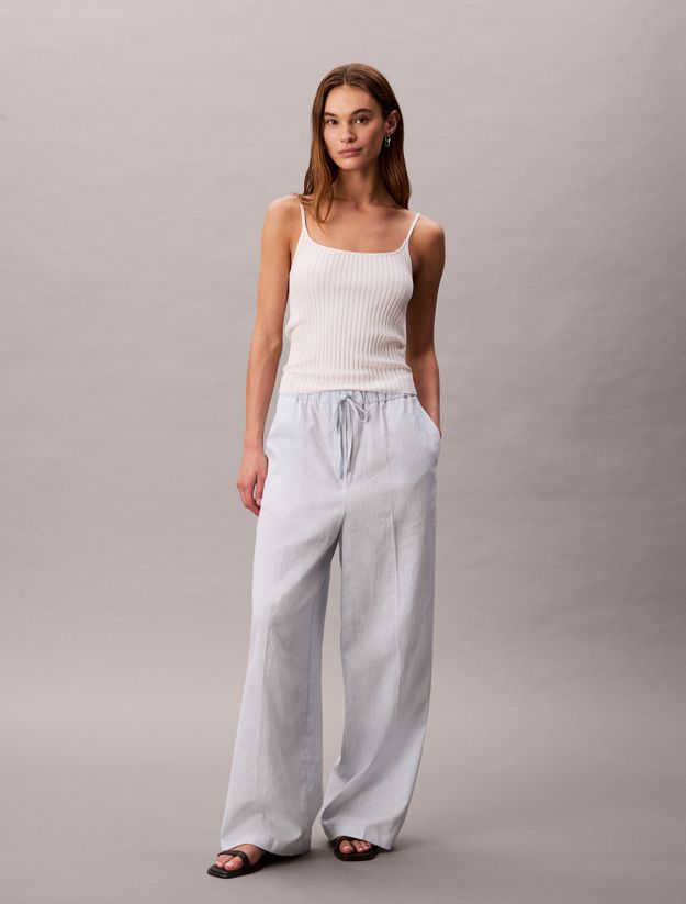 Relaxed Linen Cotton Trousers