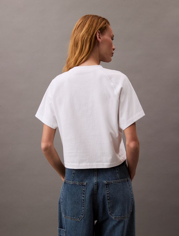 Cropped Shield Logo T-shirt