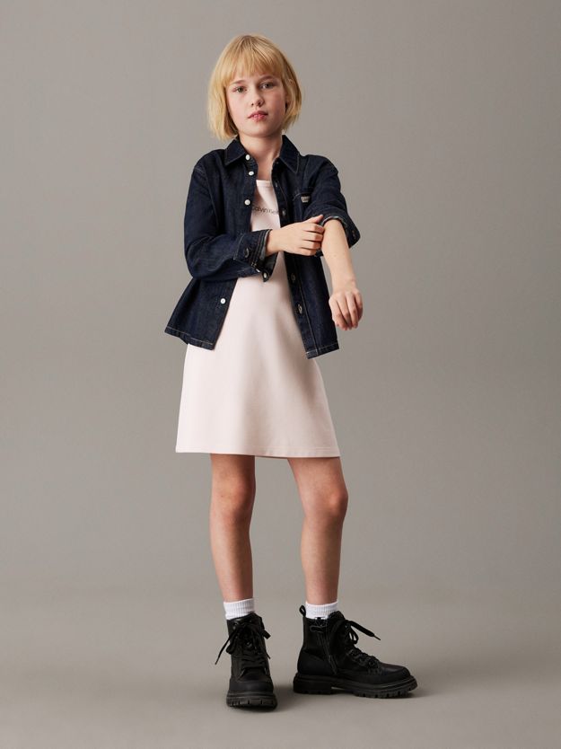 Loose Punto Milano Slip Dress