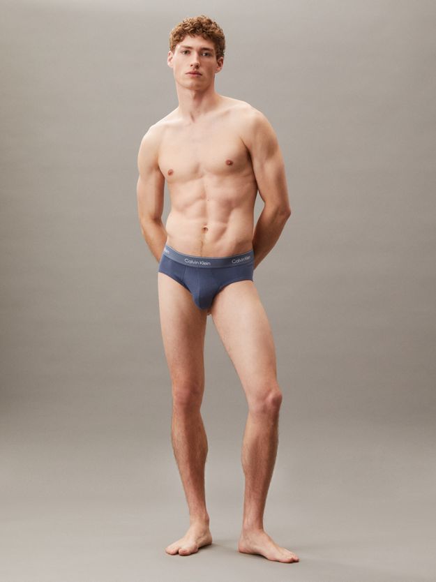 3 Pack Hip Briefs - Icon Cotton Stretch
