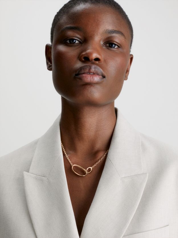 Organic Shape Pendant Necklace