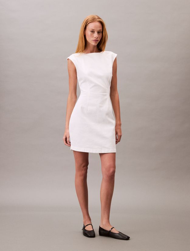 Open Back Cap Sleeve Dress