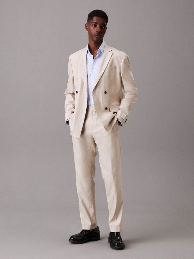 Slim Poplin Floral Dress Shirt