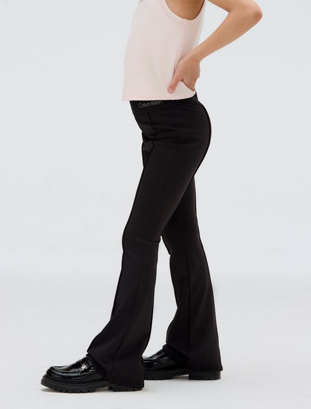 Flared Punto Milano Trousers