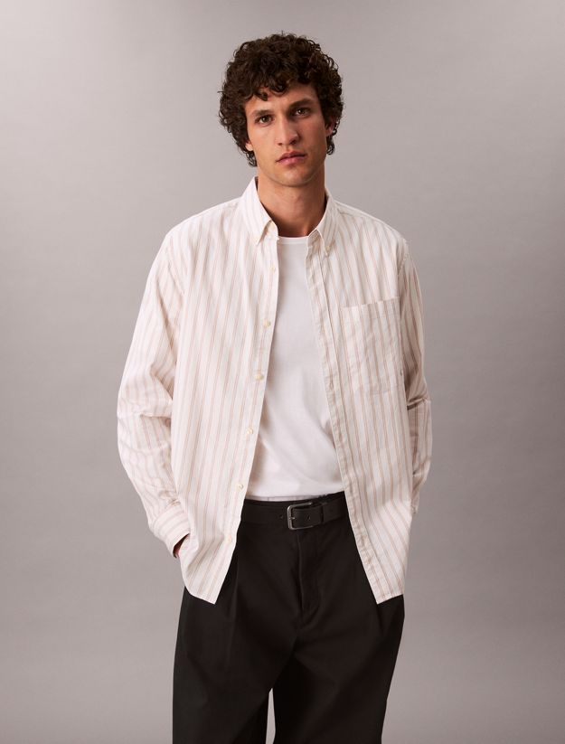 Stripe Oxford Classic Button-Down Shirt