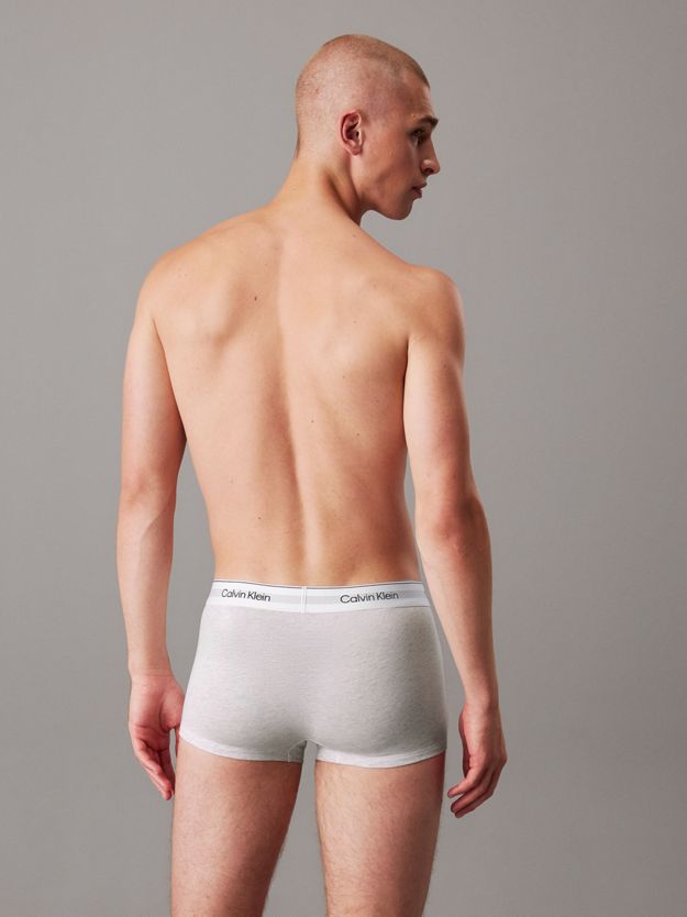 3 Pack Low Rise Trunks - Icon Cotton Stretch