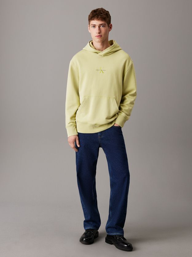 Relaxed Washed Cotton Hoodie