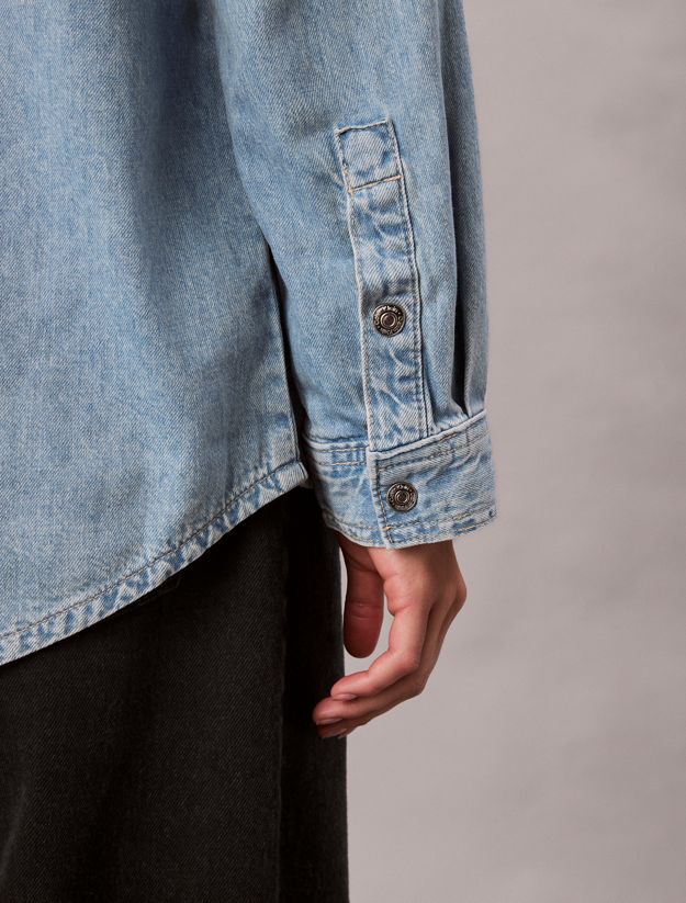 Cotton Linen Denim Shirt